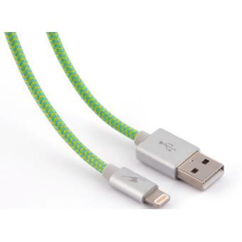 Bluestork Trendy-li-f 1.2m USB a Lightning Verde Cable USB
