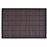 Conjunto de 6 Salvamanteles de bambú 30 x 45 cm marrón oscuro_0