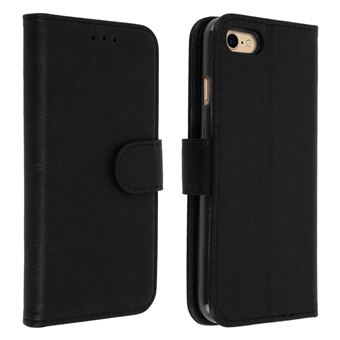 Funda iPhone 7 / 8 Libro Billetera Función Soporte - Negra - 1