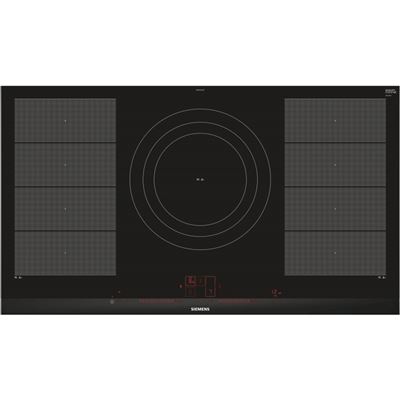 Placa De Inducción Siemens Ex975lvv1e 3 Zonas 90cm 11100w Negro