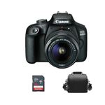Canon EOS 4000D KIT EF-S 18-55MM F3.5-5.6 III + Bolsa + SD 16Go
