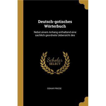 Serie ÚnicaDeutsch-gotisches Wörterbuch Paperback