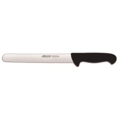 Cuchillo De Fiambre Arcos Colour - Prof 294925 De Acero Inoxidable Y Mango Ergonómico - Negro