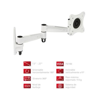 Soporte Tv Pared Fonestar Stv-649b 10"-23" 15kg Max