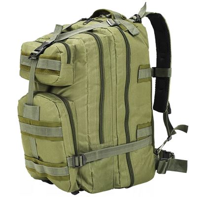 Mochila Estilo Militar Vidaxl 50 L Verde Oliva
