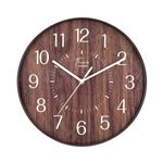 Reloj de Pared de Madera Oscura Thinia Home