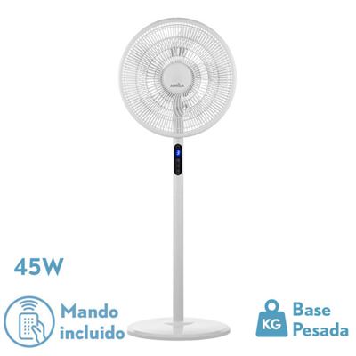 Ventilador De Pie Fabrilamp Icono Blanco 45w Oscilante