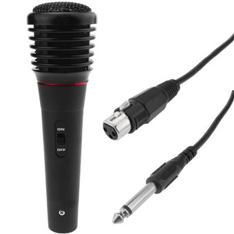 Micrófono dinámico para karaoke y conferencias BeMatik 125-8000 Hz
