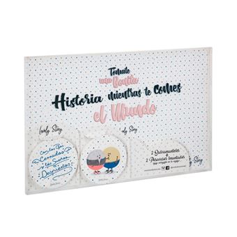 Set 2 Posavasos + 2 Salvamanteles Bonita Historia