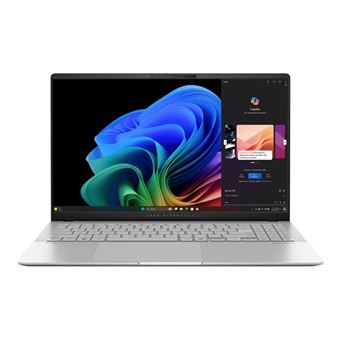 PC Portátil Asus Vivobook S 15 OLED S5507QA-MA012W Copilot+ PC - 15.6"" Wide Quad HD+ 120Hz Qualcomm Snapdragon X1P42100-16GB RAM- 512GB SSD- Adreno GPU- Windows 11 Home Plata - 1