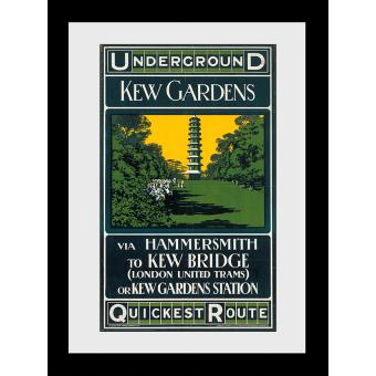 Fotografia enmarcada Transport For London Kew Quickest Route 60x80cm