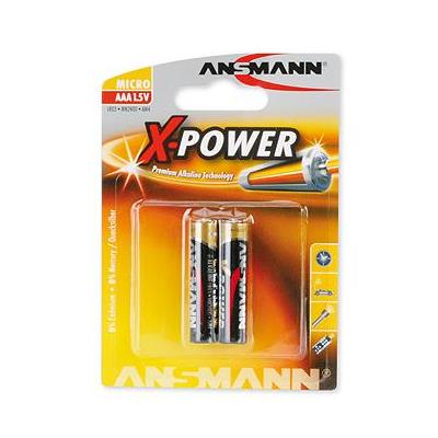 1x2 Ansmann Pilas alcalinas AAA X-Power