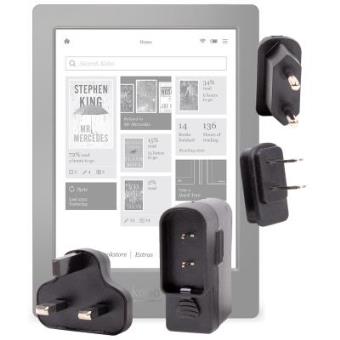 Kit De Adaptadores Con Cargador Para Kobo Aura H20 - ¡Para Que Pueda Conectar Su Dispositivo Alrededor Del Mundo! Por DURAGADGET