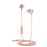 Auriculares estéreo Muvit M1I3.5mm oro rosa_0