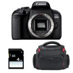 Canon Eos 800d body bag+8gb sd card kit 800d+ bolsa 4go