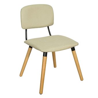 Sillas de Comedor Modernas SoBuy FST54-MI con Respaldo H81cm beige ... Sillas de Comedor Modernas SoBuy FST54-MI con Respaldo H81cm beige ...