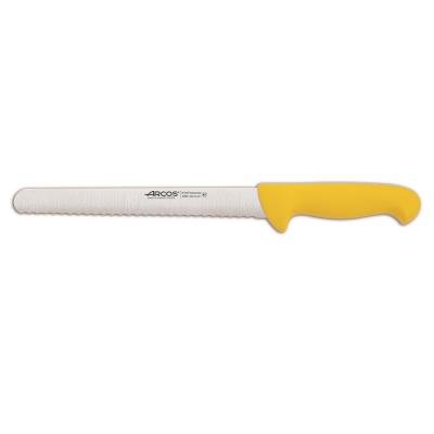 Cuchillo De Pastelero Arcos Colour - Prof 295000 De Acero Inoxidable Y Mango Ergonómico Color Amarillo