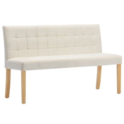 Vidaxl Crema Banco De Tela Color 140Cm