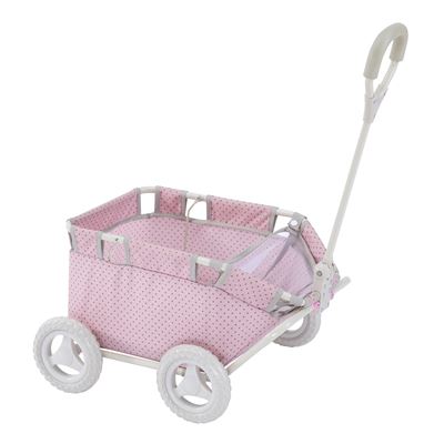 Carrito de muñecas Olivia's Little World Rosa/gris