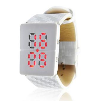 Reloj Led Chica Lady White - 1