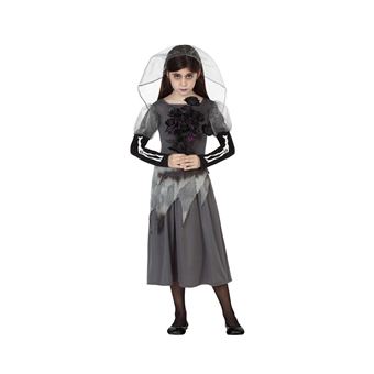 Disfraz Novia Cadáver, Niña, Talla 2 - 1