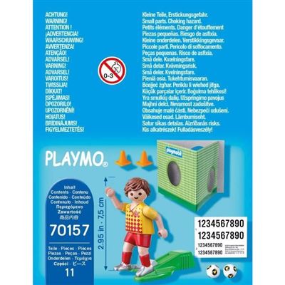 Playmobil - Jugador de fútbol con portería