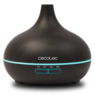 Humidificador ultrasónico y difusor de Aroma Cecotec Pure Aroma 300 Yin 300 ml, Temporizador hasta 10 Horas