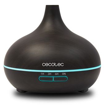 Humidificador ultrasónico y difusor de Aroma Cecotec Pure Aroma 300 Yin 300 ml, Temporizador hasta 10 Horas