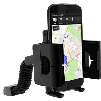 Soporte Smartphone para retrovisor de moto/scooter - 1