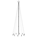 Árbol de Navidad con pincho vidaXL 310 LED blanco frío 300cm