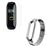 Kit Pulsera Acero Stainless Lux + Herramienta + Película Protectora Pantalla Gel Full Cover Xiaomi Mi Band 4 Cinza_0