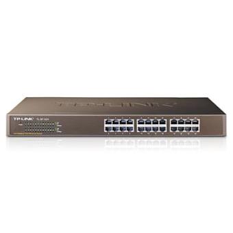 TP-LINK Switch 24P 10/100, 1U 19 pulgadas Rack Mount. UNM - 1