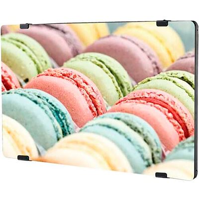 Calefactor De Cristal Eléctrico, Termostato Regulable, Estampado Macarons, 83x 46 Cm, Luz Indicadora Emerio Gr1119723 2000w Multicolor