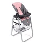 Trona Para Muñecas Bayer Chic 2000 – Resistente, Con Asiento Ajustable Y Extraíble, Adecuada Para Muñecas De +50 Cm – Color Rosa, Medidas 36x35x73 Cm