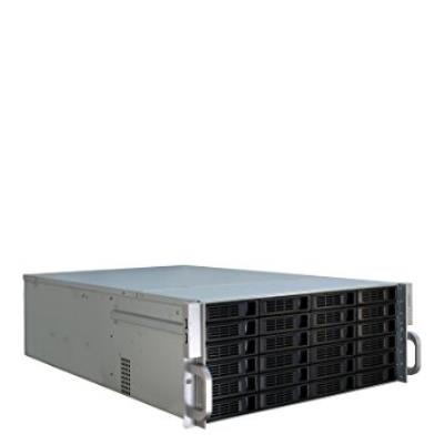 Inter-Tech Negro Ipc 4U-4424 Estante Plata - Caja Pc / Server