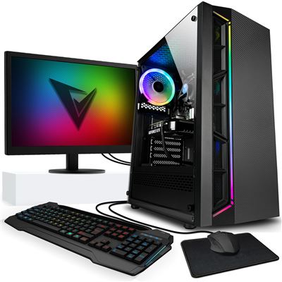 Vibox Torre De ordenador precision 6xw con juego war thunder 4 ghz amd fx procesador quad core tarjeta nvidia geforce gt 730 2 tb hdd 8 gb ram carcasa avp mamba negro y azul intenso iii2 pc gaming un gratuito windows 10 pack monitor wifi i3 1030 2go 16go 240go 1to
