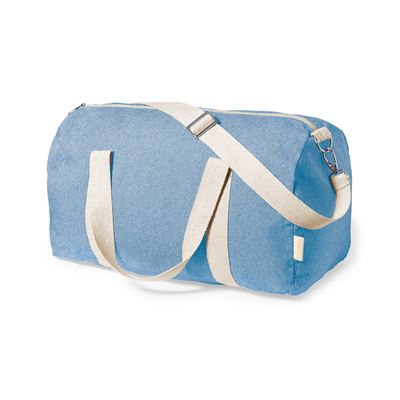 Bolso De Viaje Dam Línea Nature En Suave Material 100% Algodón Orgánico Azul
