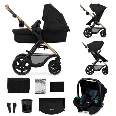 Carrito De Bebé Trio Convertible Moov 2 Hasta 22Kg De Kinderkraft Pure Black