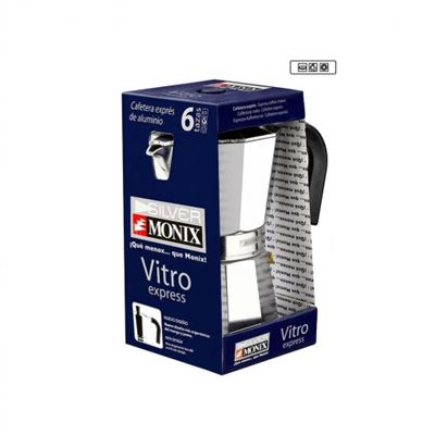 Cafetera italiana Monix Vitro Expres 6 Tazas Inox - Expresso y cafeteras -  Los mejores precios