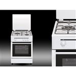 Cocina de gas Vitrokitchen CB5530BB Horno 45L 3 Fuegos 50cm Blanco