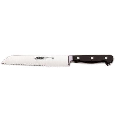 Cuchillo Panero Arcos Clásica 256400 De Acero Nitrum, Con Mango De Polioximetileno Y Hoja De 18 Cm En Estuche