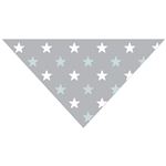 Bandana Pekebaby Algodón Impermeable Stelline Gris