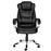 Silla de oficina con doble acolchado, Negro_1