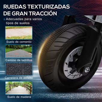 HOMCOM Moto Eléctrica Infantil Motocicleta de Batería 6V para