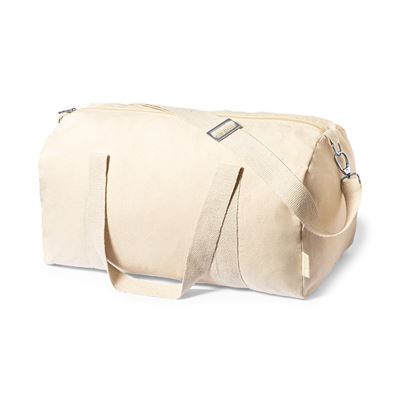 Bolso De Viaje Dam Línea Nature En Suave Material 100% Algodón Orgánico Beige