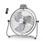 Ventilador Industrial Oscilante Orbegozo PWO 2147, plata, diámetro 45 cm, 130 W, mando a distancia