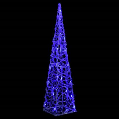 Cono de luz LED redondo decorativo vidaXL acrílico azul 60 cm