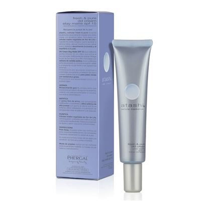 Fluido Facial Hidratante Y Matificante De Día Atashi Fresh & Pure Stay Matte 40ml