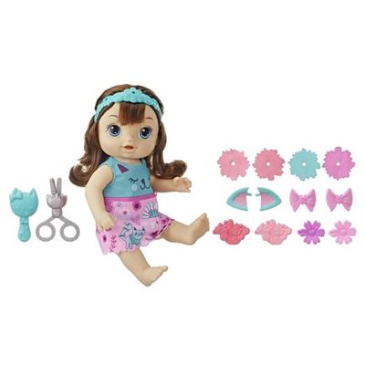 Baby Alive Magic Hairstyle Brown Hair Doll