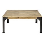 Mesa de centro Bristol estilo industrial vintage – 59x115x46 cm